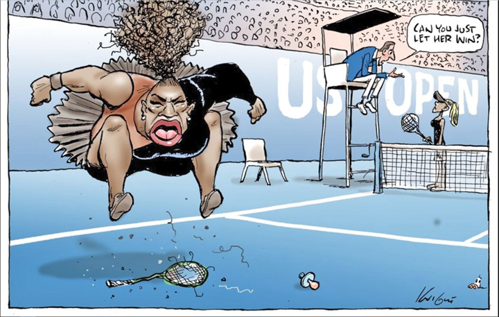 Serena o incaseaza la greu