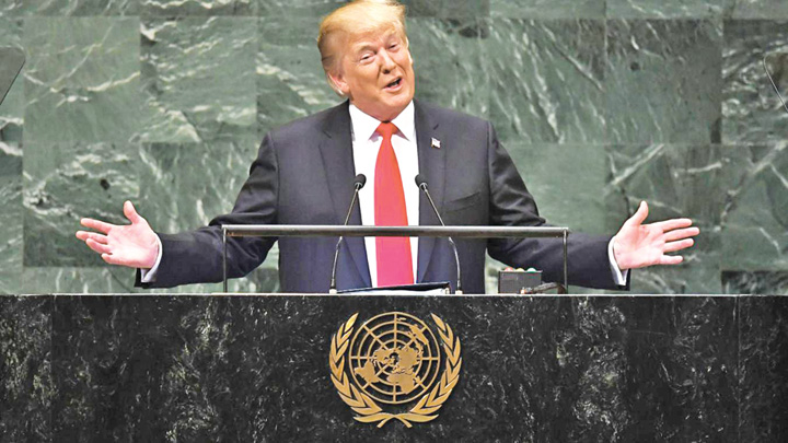 Liderii ONU au ras de Trump