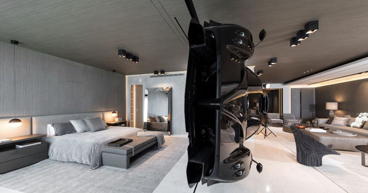 Pagani Zonda R, decoratiune de lux