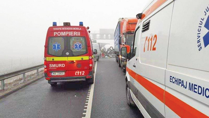 Incă un accident pe autostradă, de această dată pe A3 Bucureşti – Ploieşti