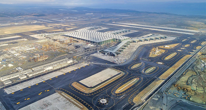 Erdogan inaugureaza cel mai mare aeroport din lume