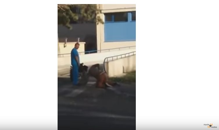 Cazul barbatului filmat tarandu-se in apropierea spitalului in Calarasi, in atentia premierului