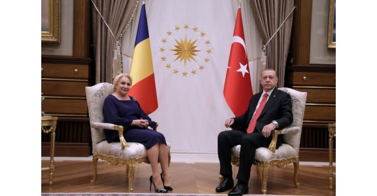  Imagini de la intrevederea premierului Dancila cu presedintele Turciei (VIDEO)