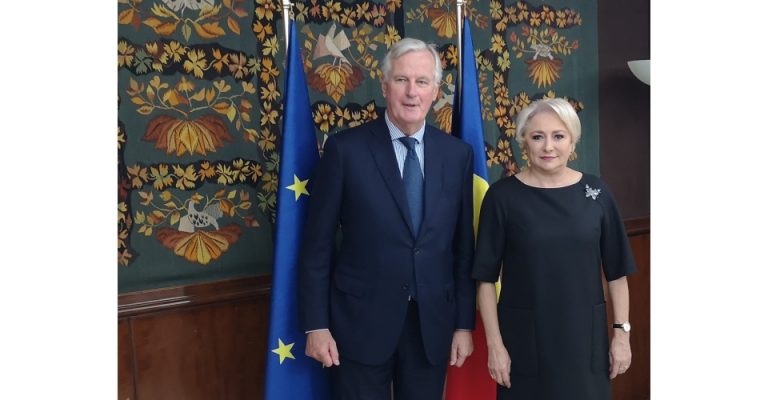 Dancila, discutii cu negociatorul-sef al UE privind Brexit