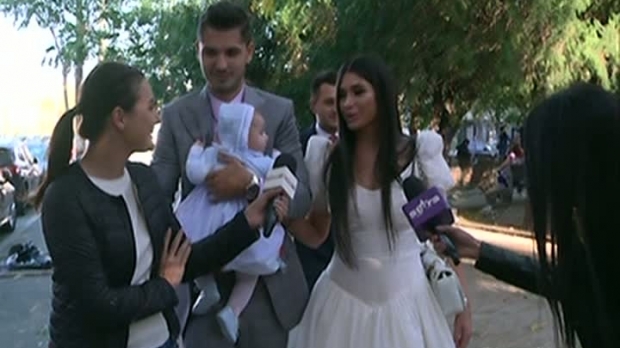 Sarbatoare in familia Basescu: mezina Anastasia a fost botezata
