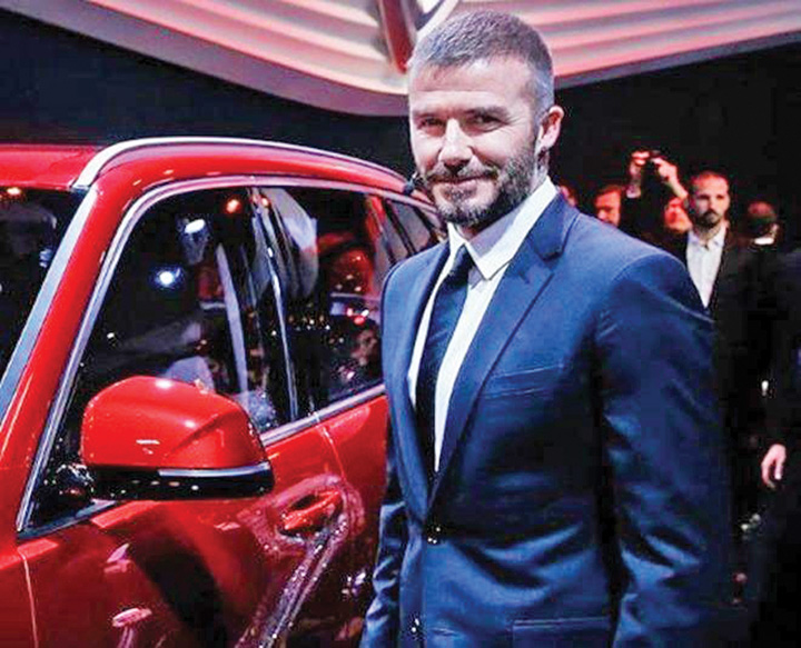 In premiera, masini vietnameze promovate de Beckham