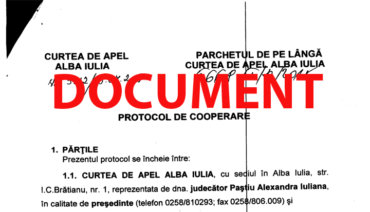 DOCUMENT. Lazar, protocol cu judecatorii!