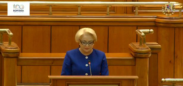 Dancila, asteptata miercuri in Parlament
