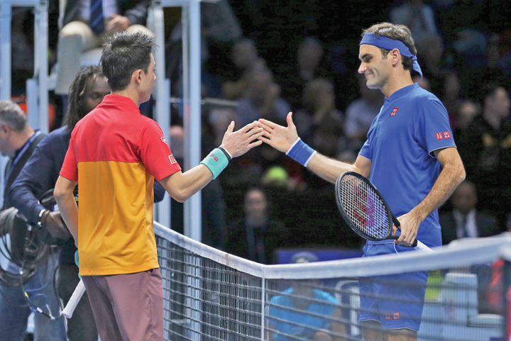 Federer, umilit in 89 de minute