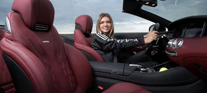 Halep e prima si la bani