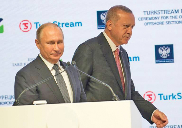 Putin si Erdogan au inaugurat Turkish Stream
