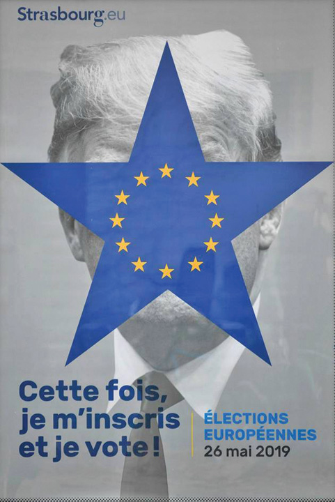 Trump, afis pentru alegerile europene