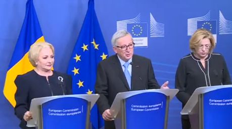 Juncker: „am constatat ca Guvernul roman este bine pregatit” pentru presedintia Consiliului UE