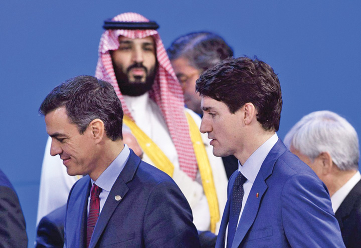 Trudeau vrea sa anuleze cel mai mare contract de arme cu sauditii