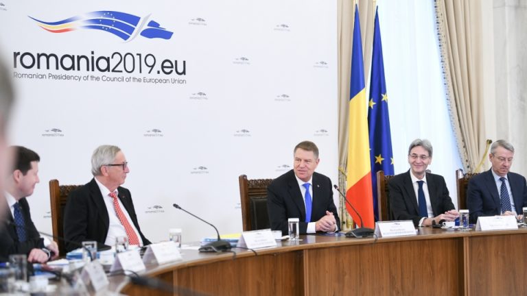 Juncker si comisarii europeni, primiti la Cotroceni
