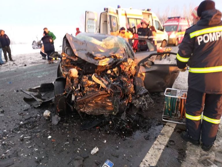 Accident cu urmari grave: un mort si doi raniti, in Giurgiu