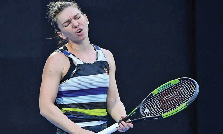 Halep, lovita de „trenul” Serena