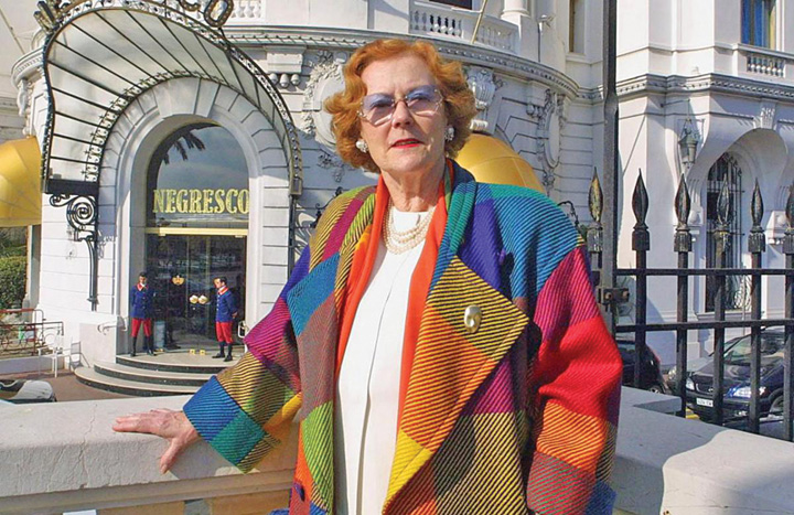 A murit proprietara faimosului hotel Negresco, fondat de un roman