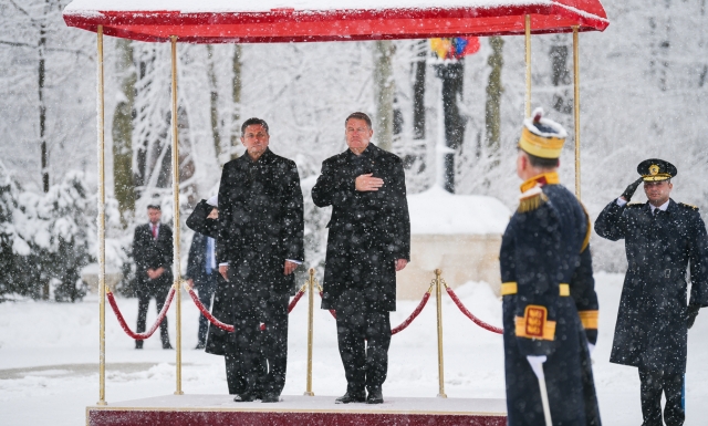 Iohannis, discutii cu presedintele sloven, la Cotroceni