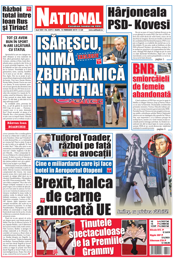 Editia tiparita 12 februarie 2019