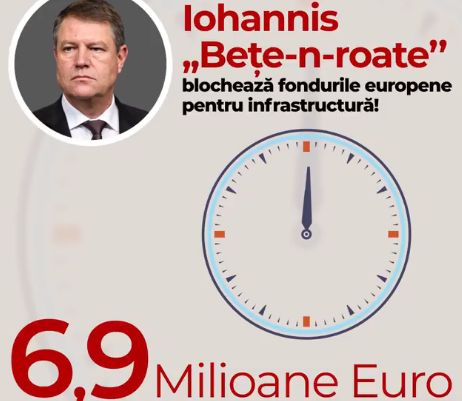 PSD: campania electorala a lui Iohannis Bete-n-Roate va costa Romania cate 6,9 de milioane euro/zi