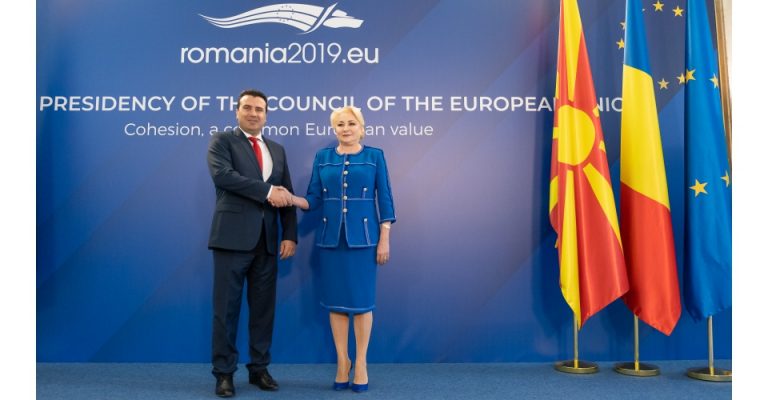 Premierul macedonean, oaspetele Vioricai Dancila la Palatul Victoria (VIDEO)