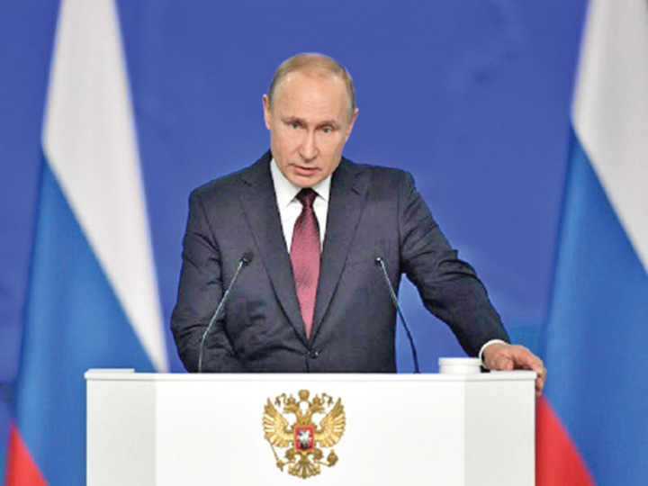 Putin da bunastare la tot poporul si   ameninta SUA si aliatii