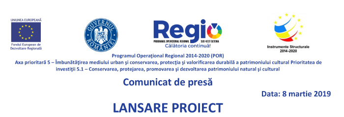 Comunicat de presa – Lansare Proiect Manastirea Calui