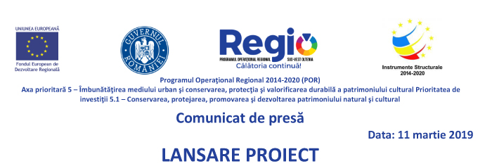 Comunicat de presa – Lansare Proiect Manastirea Calui