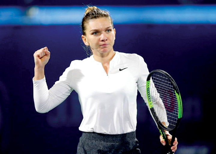 Halep tine topurile