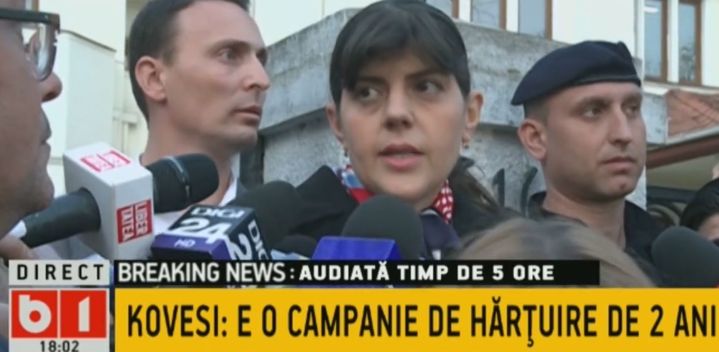 Kovesi: Sunt foarte mandra de activitatea mea. Adevarul va iesi la iveala, sunt convinsa