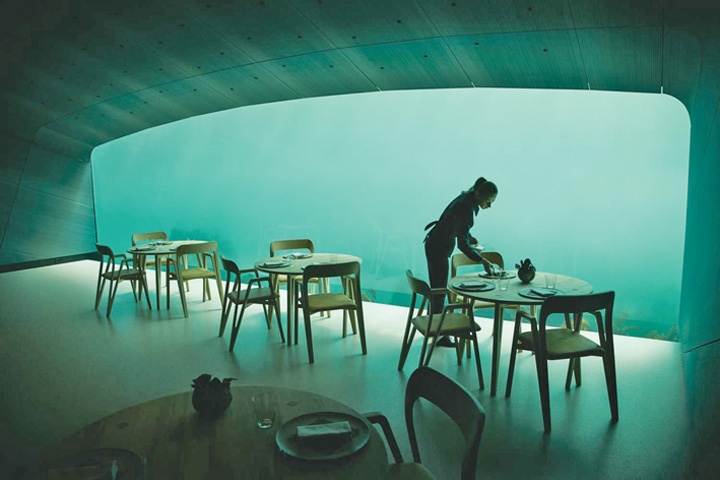 Primul restaurant subacvatic din Europa