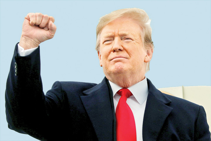 Trump deschide sampania