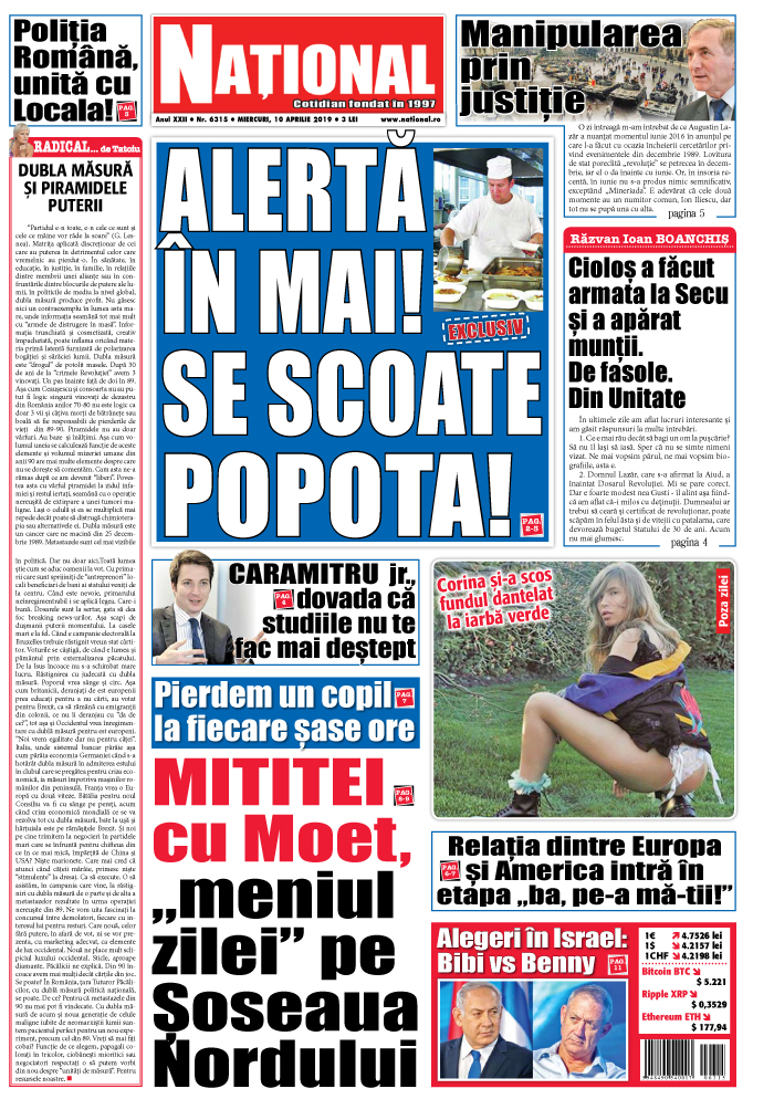 Editia tiparita 10 aprilie 2019