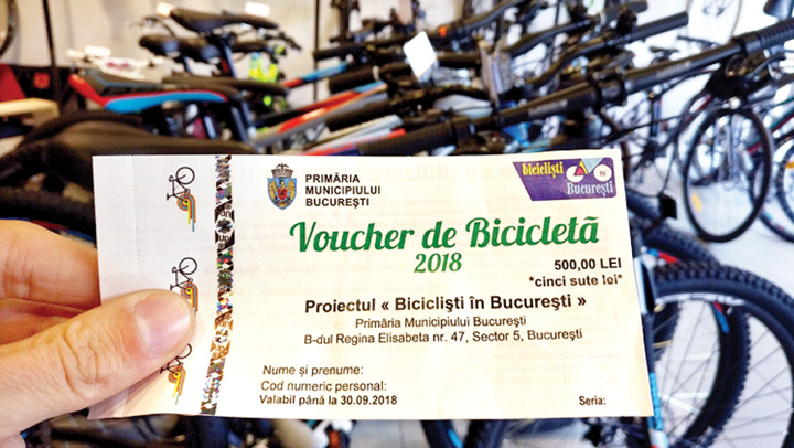Lovitura pentru bucuresteni: voucherele pentru biciclete sunt venituri impozabile