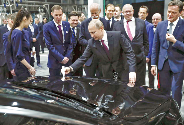 Mercedes, autograf de la Putin