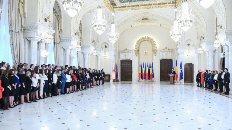 Tarcea si Lazar, la Cotroceni