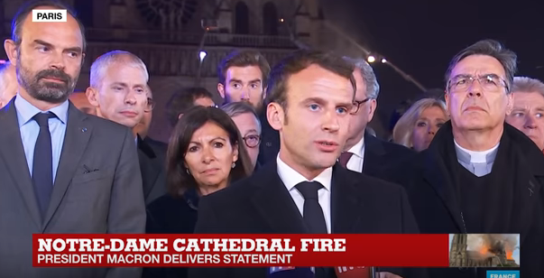 Catedrala Notre-Dame va fi reconstruita – anunta presedintele francez (VIDEO)