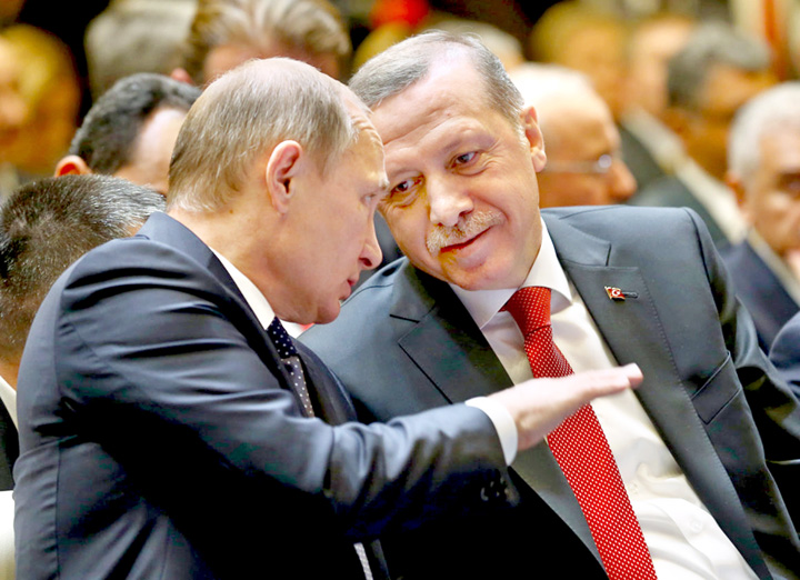 Russian President Putin visits Turkey - Ziarul National