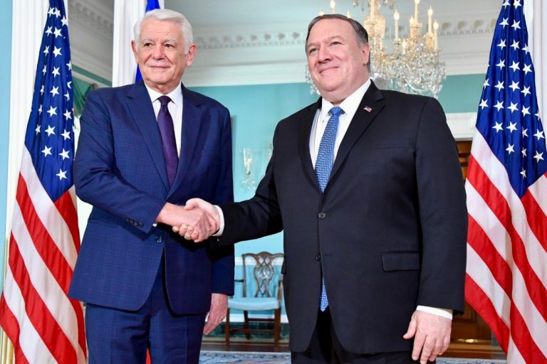 Melescanu, intrevedere cu secretarul de stat american Pompeo, la Washington