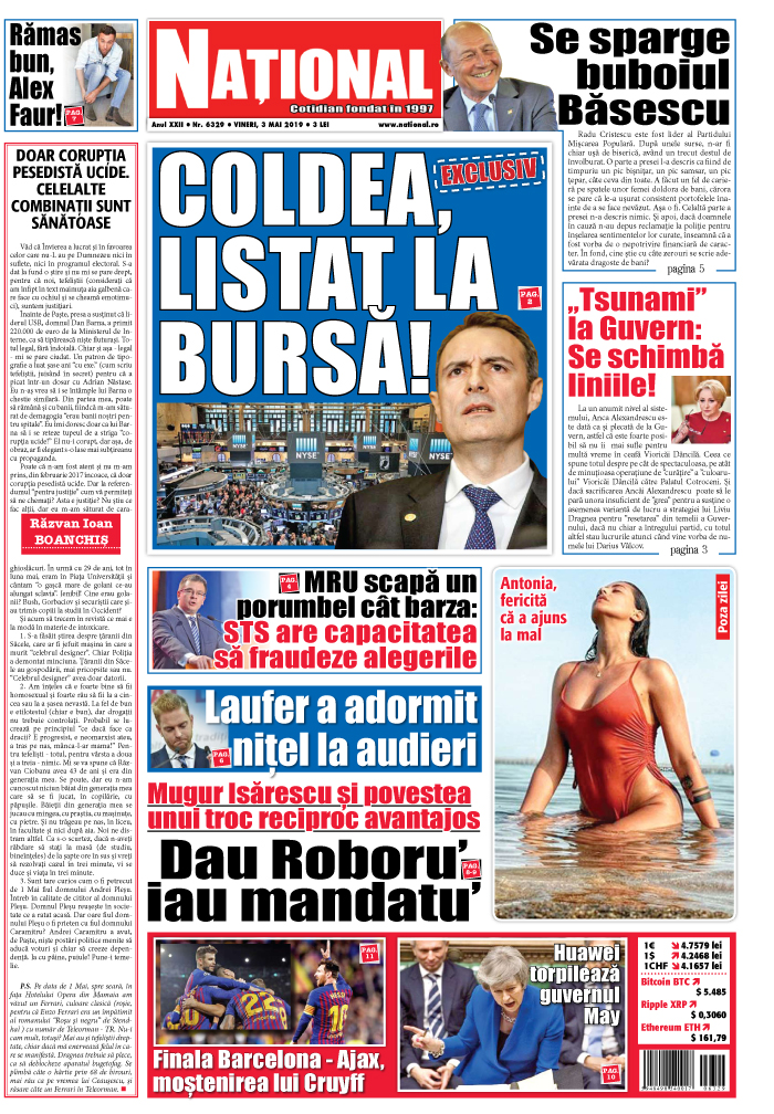 Editia tiparita 3 mai 2019