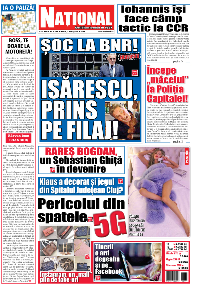 Editia tiparita 7 mai 2019