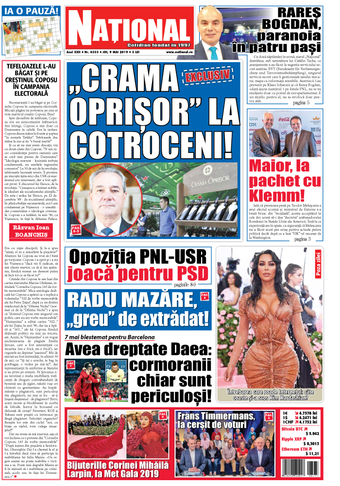 Editia tiparita 9 mai 2019