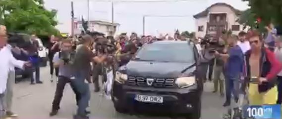 Masina cu Liviu Dragnea a ajuns la Rahova