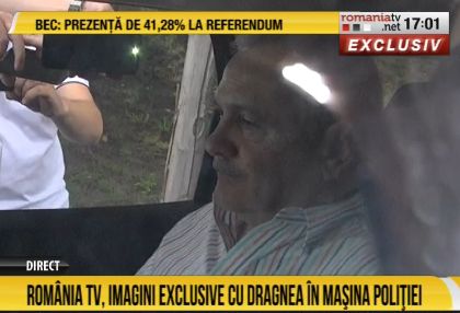 Dragnea, suprins in masina cu care a mers catre penitenciar