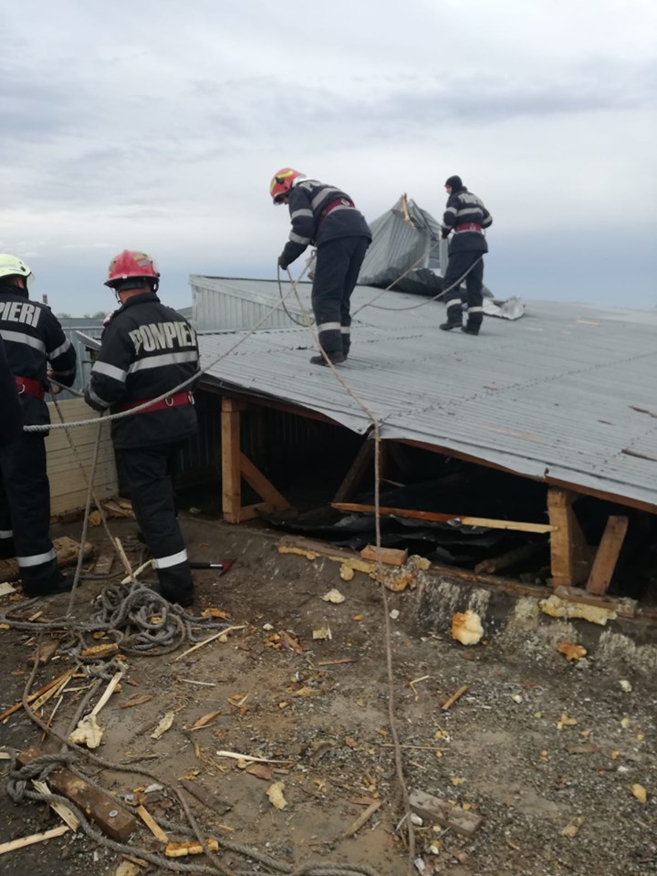 S-au evaluat pagubele provocate de tornada la Dragalina, in Calarasi