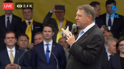 Iohannis participă iar la o ședintă a PNL-ului