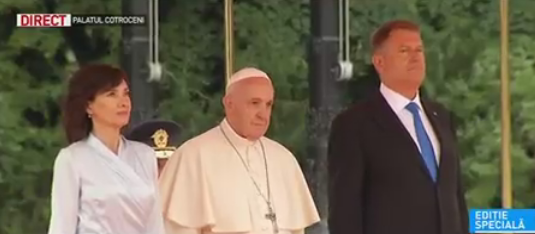 Papa Francisc, la Cotroceni
