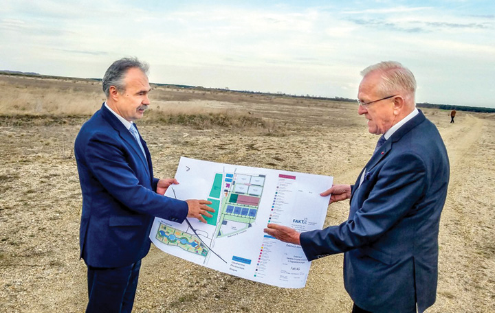 Ungaria ridica un oras-bio langa Dunare
