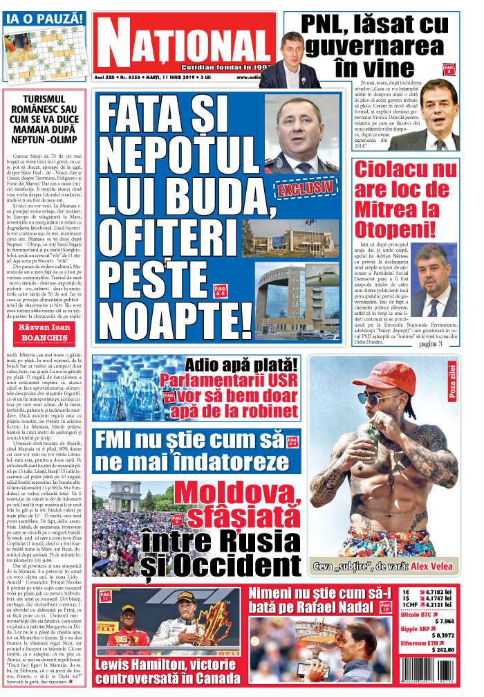 Editia tiparita 11 iunie 2019